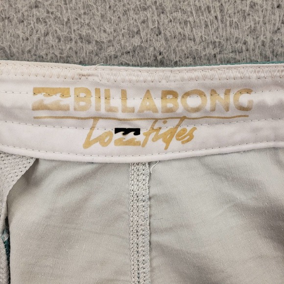 Billabong Shorts Mens 36 Green Multicolor Swim Draw String Logo Outdoors Pockets - Picture 10 of 14